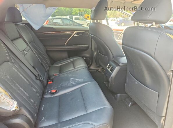 2T2BZMCA8HC087315 2017 LEXUS RX Gray უკანა სალონის ხედი