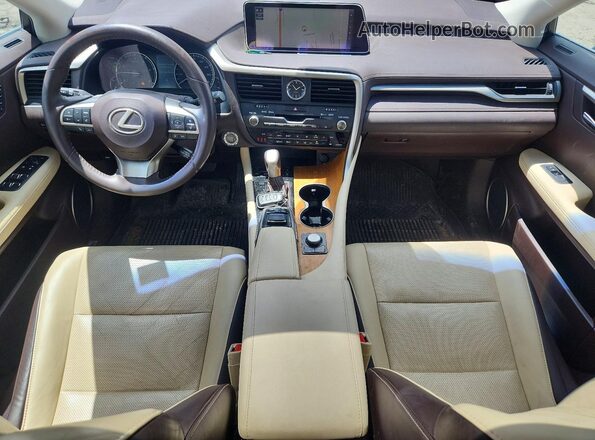 2T2BZMCA8HC108258 2017 LEXUS RX Blue წინა პანელის ხედი