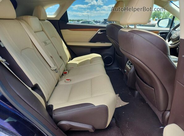 2T2BZMCA8HC108258 2017 LEXUS RX Blue უკანა სალონის ხედი