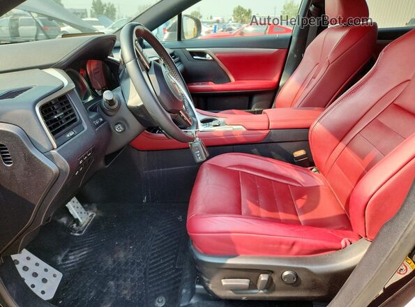 2T2BZMCA8JC140309 2018 LEXUS RX Черный Вид салона спереди