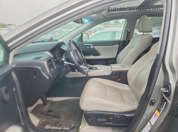 2T2BZMCA8KC168872 2019 LEXUS RX Beige Front interior view