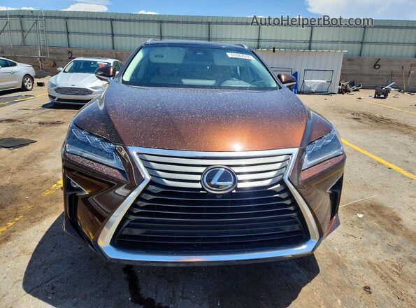 2T2BZMCA9GC020365 2016 LEXUS RX Brown Widok z przodu