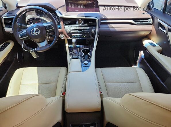 2T2BZMCA9GC020365 2016 LEXUS RX Brown Widok deski rozdzielczej