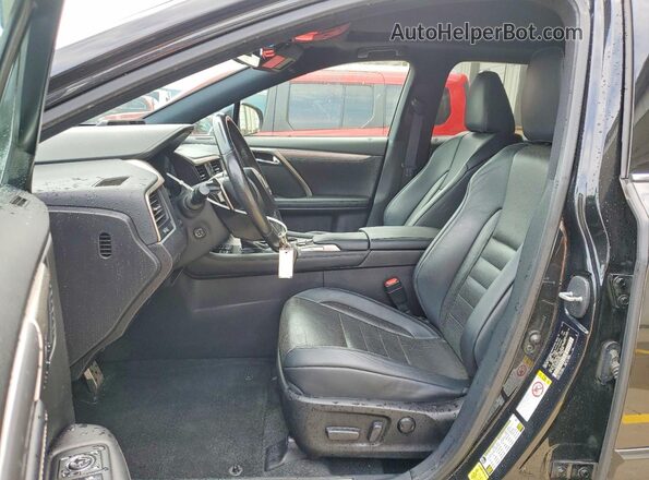 2T2BZMCA9GC028823 2016 LEXUS RX Black Вид салону спереду