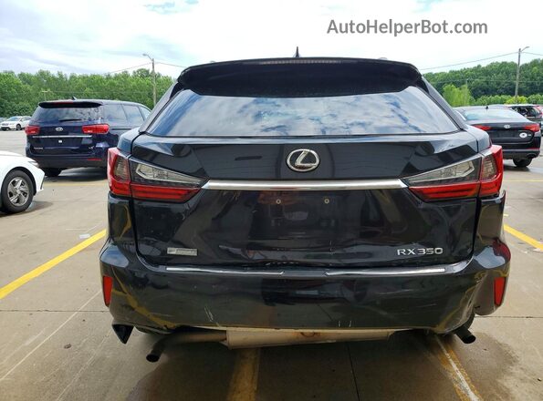 2T2BZMCA9GC028823 2016 LEXUS RX Black Вид ззаду