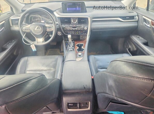 2T2BZMCA9GC031155 2016 LEXUS RX Black Vista del salpicadero