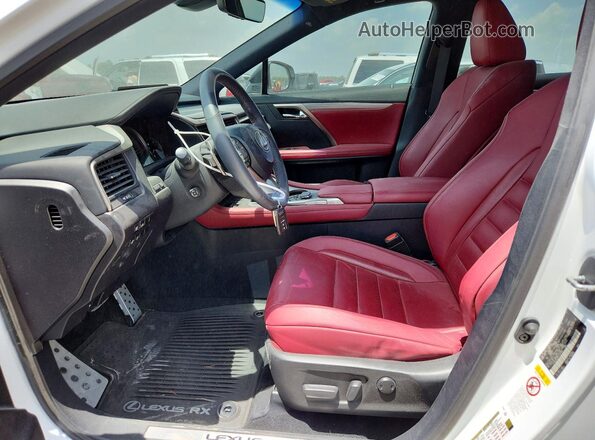 2T2BZMCA9HC107846 2017 LEXUS RX White Widok wnętrza z przodu