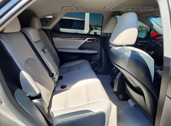 2T2BZMCA9KC171960 2019 LEXUS RX Gray Հետևի նստատեղերի տեսք