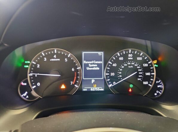 2T2BZMCA9KC211342 2019 LEXUS RX Blue Widok zestawu wskaźników