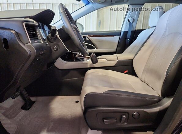 2T2BZMCA9KC211342 2019 LEXUS RX Blue Widok wnętrza z przodu