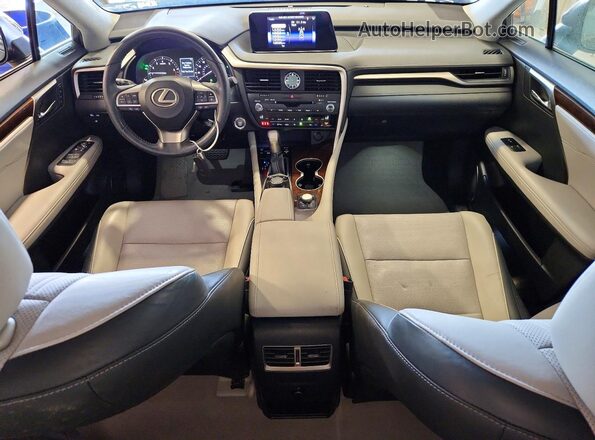 2T2BZMCA9KC211342 2019 LEXUS RX Blue Widok deski rozdzielczej