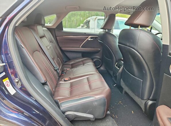 2T2BZMCAXGC020147 2016 LEXUS RX Синий Вид задней части салона