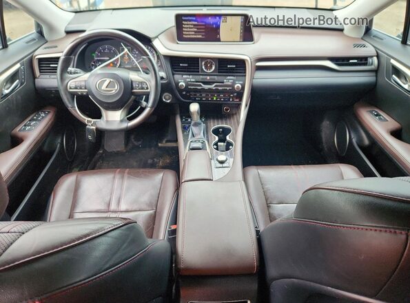 2T2BZMCAXGC020147 2016 LEXUS RX Синий Вид панели приборов