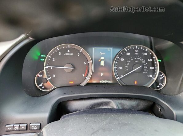 2T2BZMCAXGC045873 2016 LEXUS RX Black Вид щитка приладів