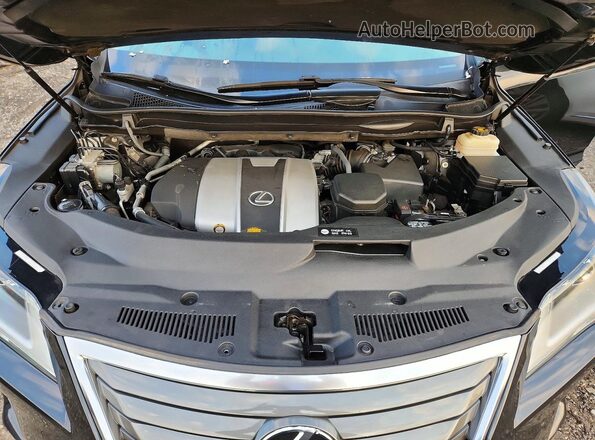 2T2BZMCAXGC045873 2016 LEXUS RX Black Вид підкапотного простору