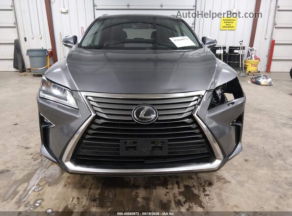 2T2BZMCAXHC064649 2017 LEXUS RX 350 Gray Widok z przodu