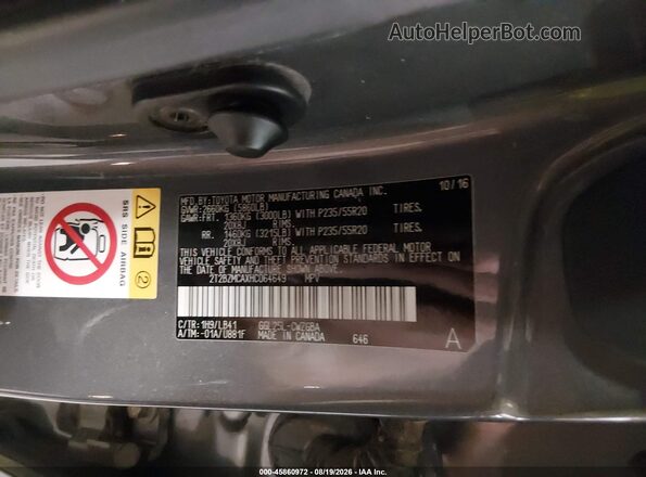 2T2BZMCAXHC064649 2017 LEXUS RX 350 Gray Widok komory silnika