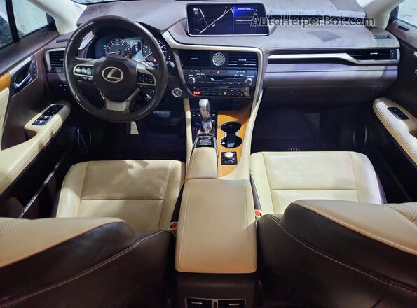 2T2BZMCAXHC087509 2017 LEXUS RX White Вид панелі приладів