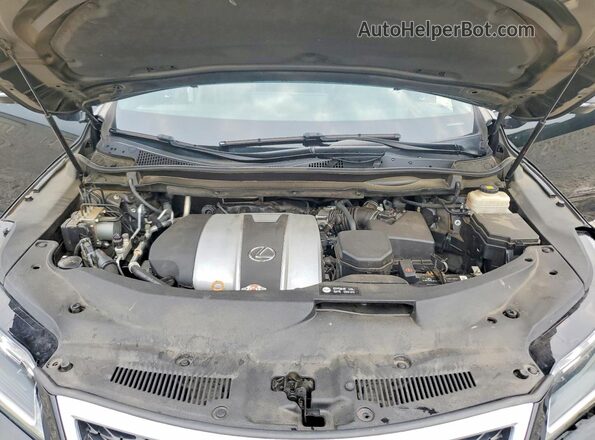 2T2BZMCAXHC103482 2017 LEXUS RX Black Widok wnętrza z tyłu