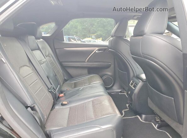 2T2BZMCAXHC103482 2017 LEXUS RX Black Widok tylnych siedzeń