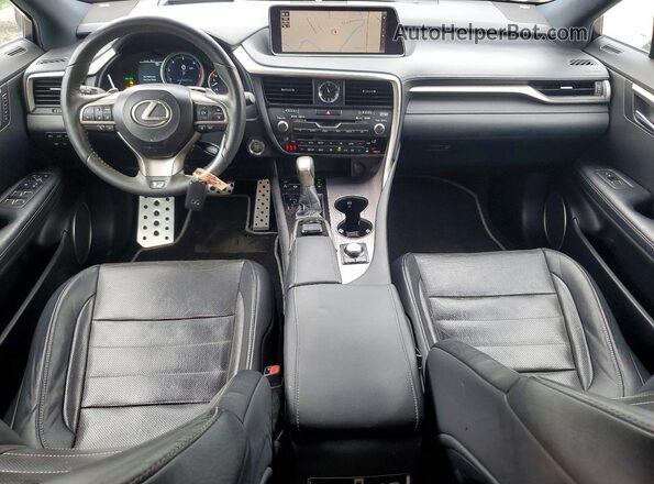 2T2BZMCAXHC103482 2017 LEXUS RX Black Widok deski rozdzielczej