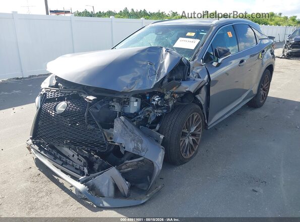 2T2BZMCAXHC132464 2017 LEXUS RX 350 Gray Widok z przodu