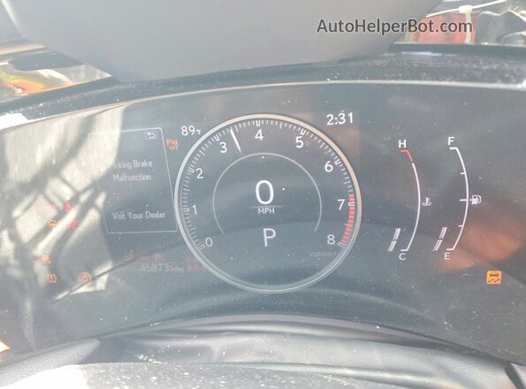 2T2GDCAZ2SC022880 2025 LEXUS NX Black Սարքավորումների վահանակի տեսք