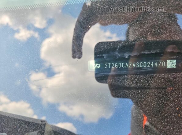 2T2GDCAZ4SC024470 2025 LEXUS NX Black Widok naklejki z numerem VIN