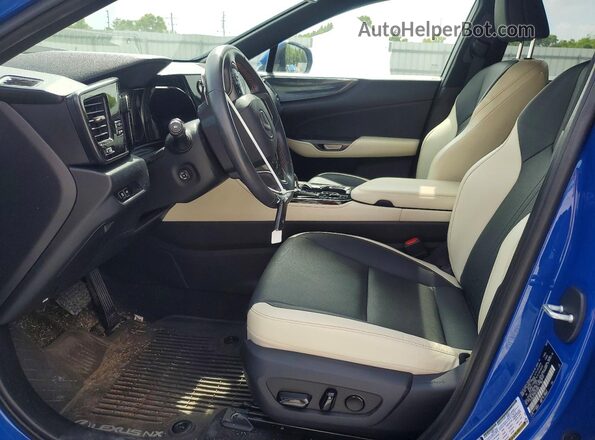 2T2GGCEZ0NC009664 2022 LEXUS NX Blue წინა სალონის ხედი
