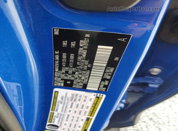2T2GGCEZ0NC009664 2022 LEXUS NX Blue სალონის 360-გრადუსიანი ხედი
