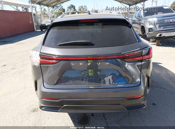 2T2GGCEZ0PC020375 2023 LEXUS NX 350 Gray 