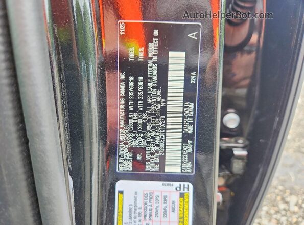 2T2GGCEZ3TC107570 2026 LEXUS NX Черный Вид наклейки с VIN-кодом