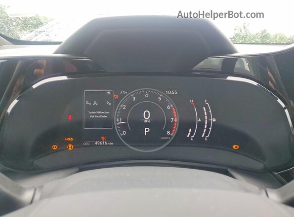 2T2GGCEZ5PC022557 2023 LEXUS NX Gray Widok zestawu wskaźników