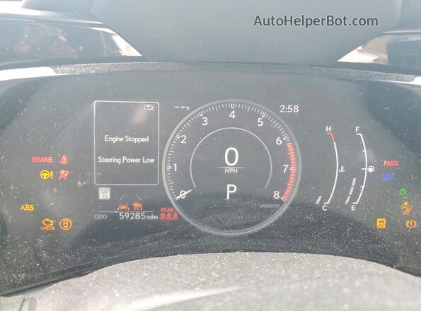 2T2GGCEZ6NC012228 2022 LEXUS NX White Instrument cluster view