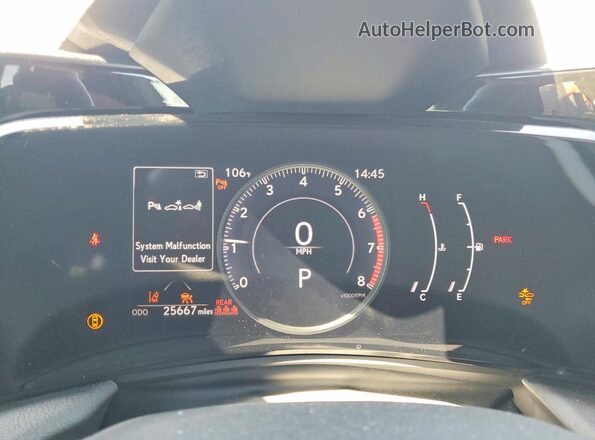2T2GGCEZ9NC008772 2022 LEXUS NX Silver Instrument cluster view