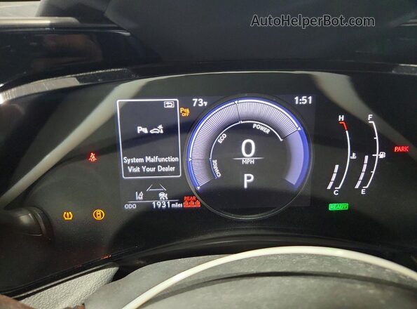 2T2GKCEZ0TC073442 2026 LEXUS NX Серый Вид щитка приборов