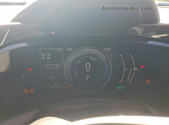 2T2GKCEZ6RC019930 2024 LEXUS NX White Вид щитка приладів