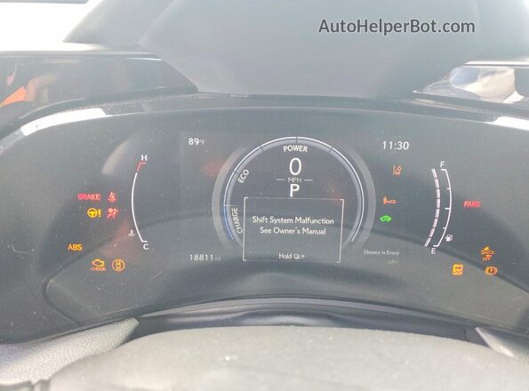 2T2GKCEZ6SC035759 2025 LEXUS NX Gray Instrument cluster view