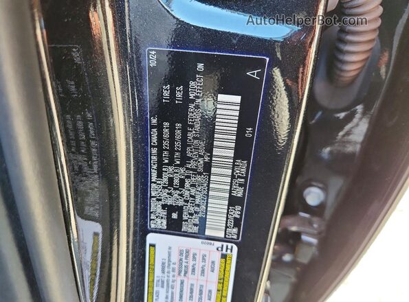 2T2GKCEZ7SC040551 2025 LEXUS NX Black Вид наклейки з VIN-кодом