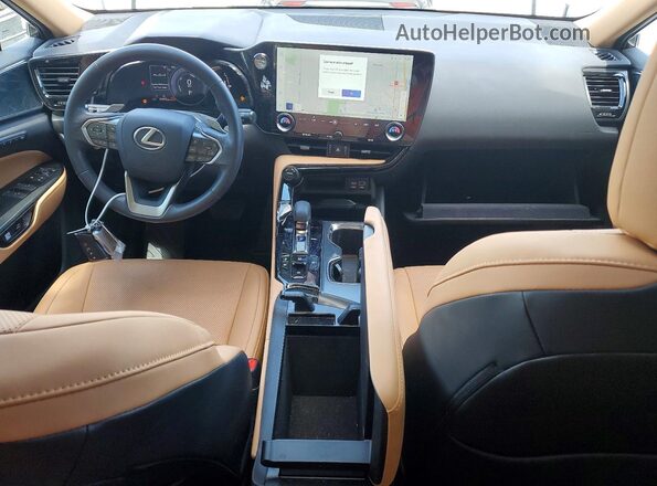 2T2GKCEZ9PC010278 2023 LEXUS NX White Widok deski rozdzielczej