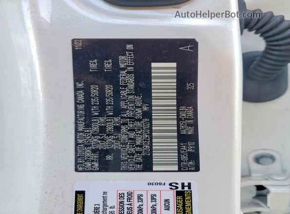 2T2GKCEZ9PC010278 2023 LEXUS NX White Widok wnętrza 360 stopni