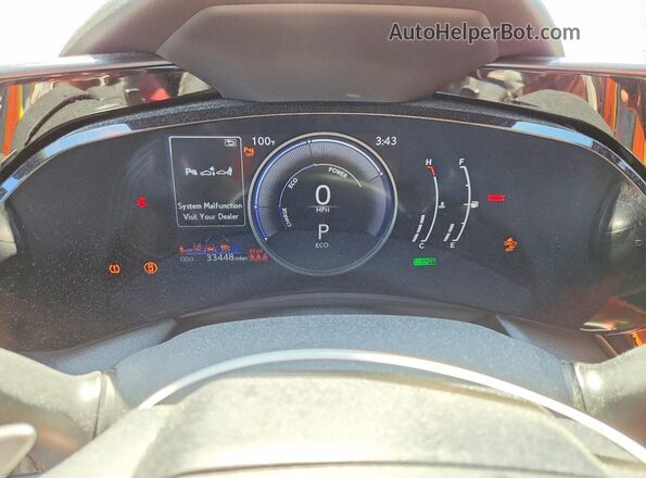 2T2GKCEZ9RC019257 2024 LEXUS NX Black Instrument cluster view
