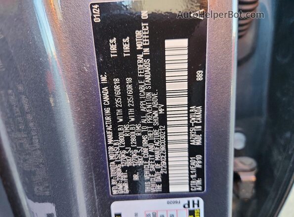 2T2GKCEZ9RC030212 2024 LEXUS NX Silver Widok naklejki z numerem VIN