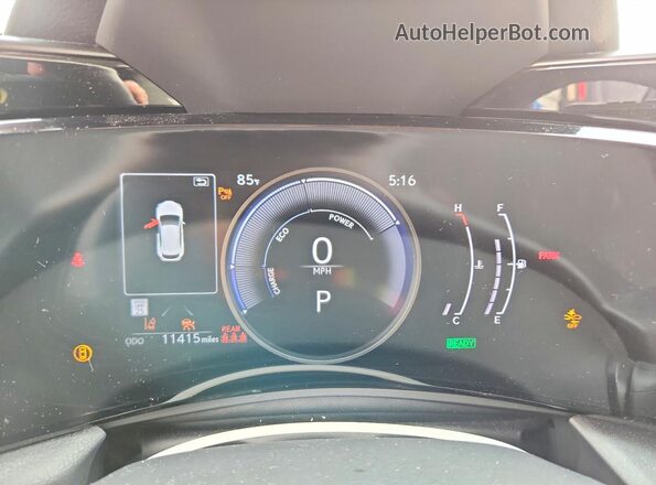 2T2GKCEZXNC004597 2022 LEXUS NX Gray Widok zestawu wskaźników
