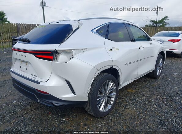 2T2HGCEZ4SC061332 2025 LEXUS NX 350 White Rear right