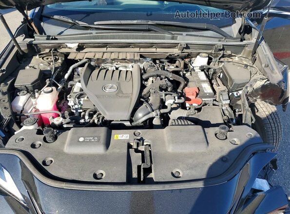 2T2HGCEZ8NC010095 2022 LEXUS NX Black ძრავის განყოფილების ხედი