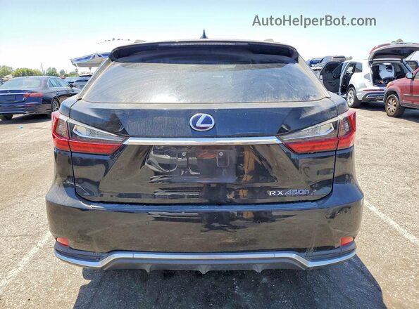 2T2HGMDA1NC072343 2022 LEXUS RX Black უკანა ხედი