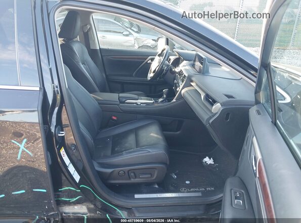 2T2HGMDA3LC044234 2020 LEXUS RX 450H Черный Вид салона спереди