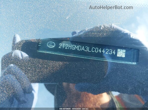 2T2HGMDA3LC044234 2020 LEXUS RX 450H Черный Вид подкапотного пространства