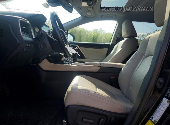 2T2HGMDA3MC061522 2021 LEXUS RX Black Widok wnętrza z przodu